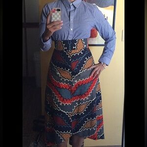 Ankara hi-lo skirt